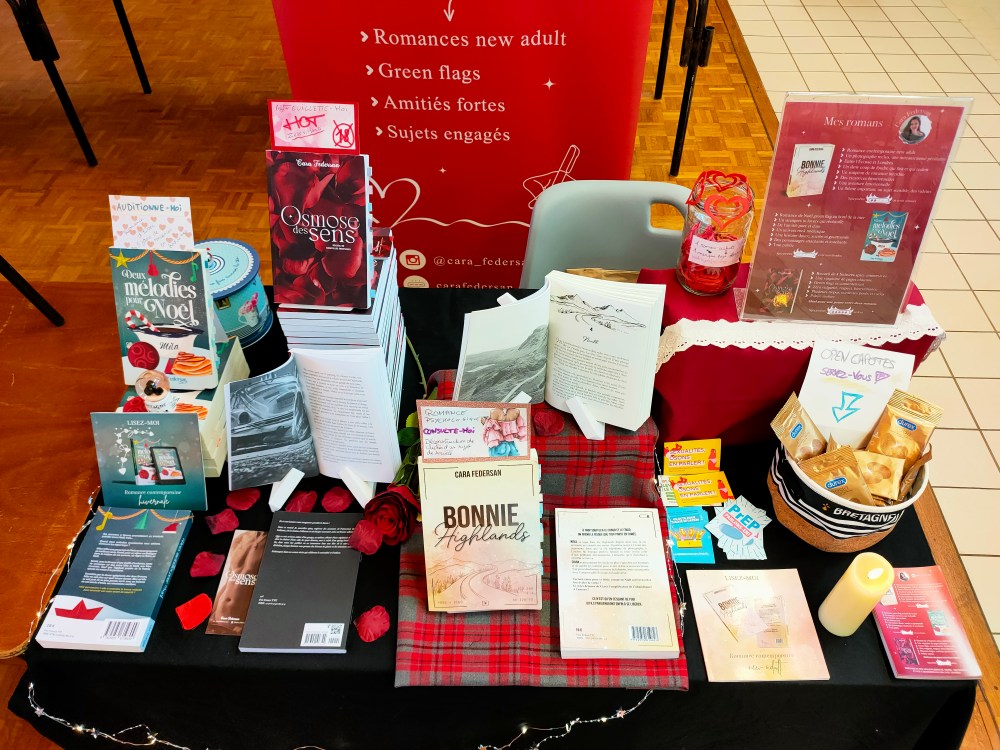 Cara Federsan autrice de romances - salon Berry Books Love Tales Bourges